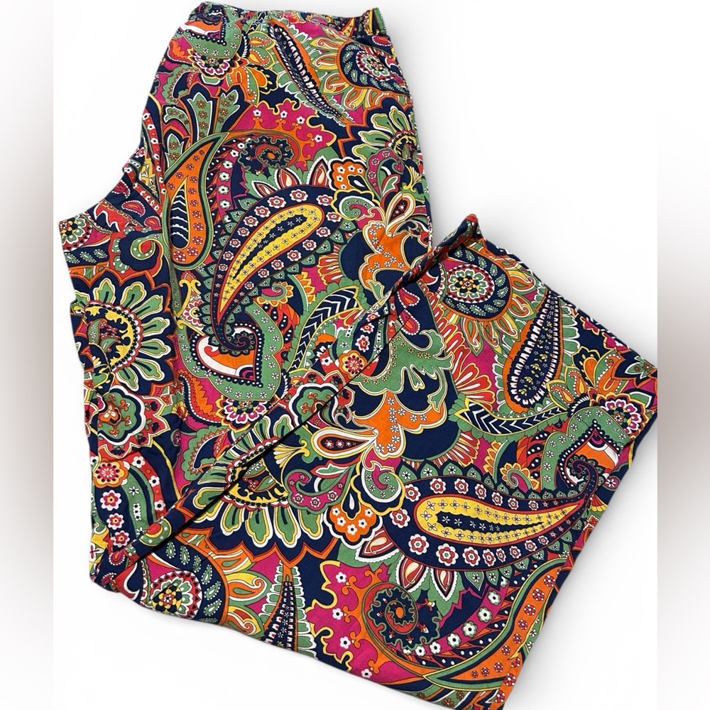 Vera Bradley Women’s Paisley Cotton Pajama Pants Size Large
